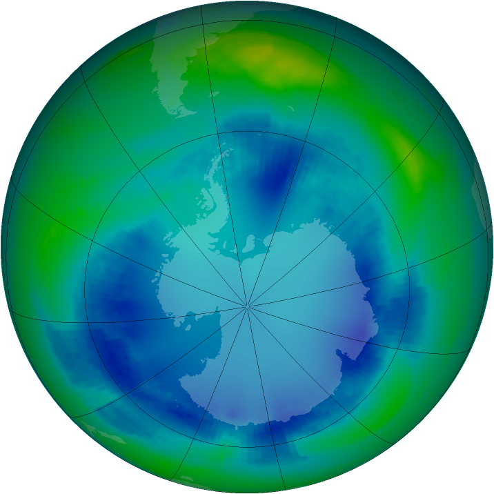 Ozone Map 2000-08-10